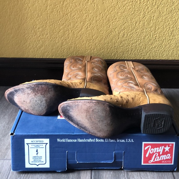 Tony Lama Ostrich Boot